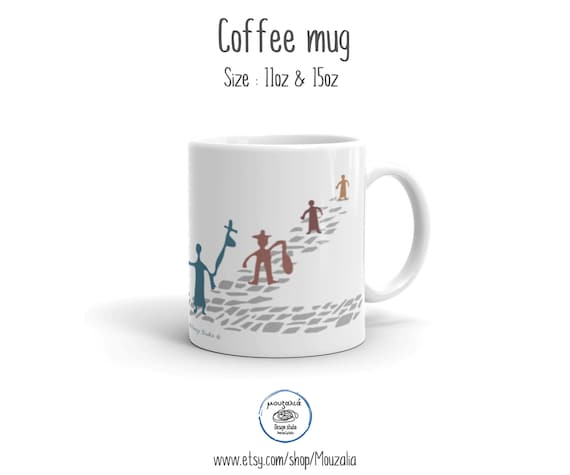 Asfontilitis amorgos mug, gift coffee mug, greek mug, greek souvenirs, greek gifts, printed coffee cups, greece mug, from greece, art greece