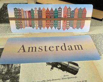 Amsterdam Canal houses bookmark