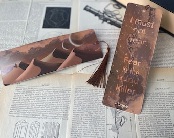 Dune inspired bookmark