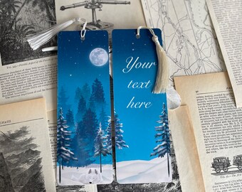 Samoyed Winter Scene Bookmark