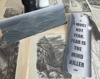 Dune inspired bookmark, inspired by special edition folio society Dune book