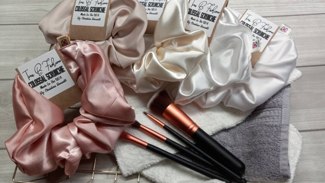 Satin Hair Tie, Bridal Hair Peice, Gift for Bride. Gift for Bridesmaids