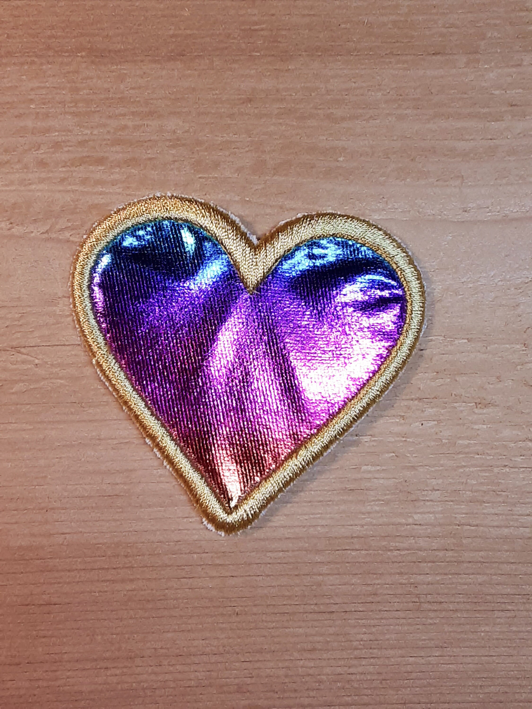 Single Heart Patch Iron on Patch Sew on Patch Heart Heart Etsy