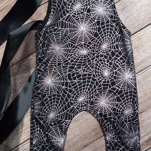 Spiderweb romper, Halloween romper, costume baby romper, web romper, black Spider web romper, Halloween, Holographic Spider web romper,