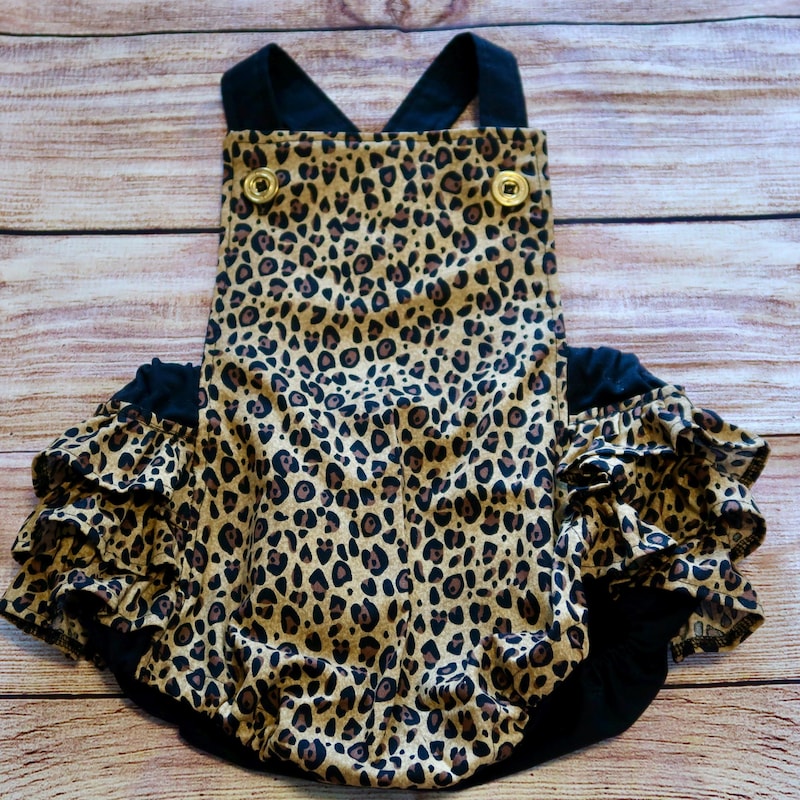 Leopard Print Romper