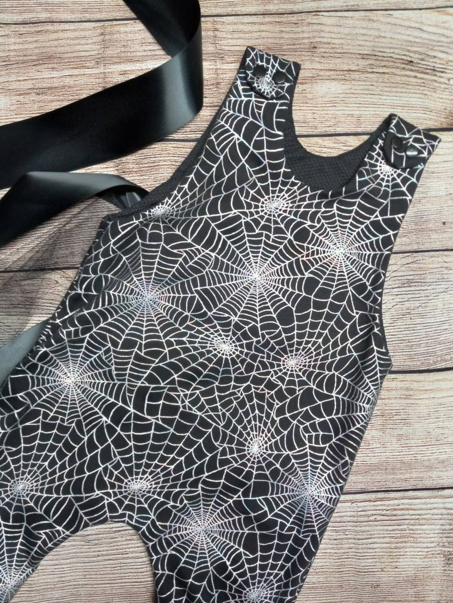 Spiderweb romper Halloween romper costume baby romper web Etsy
