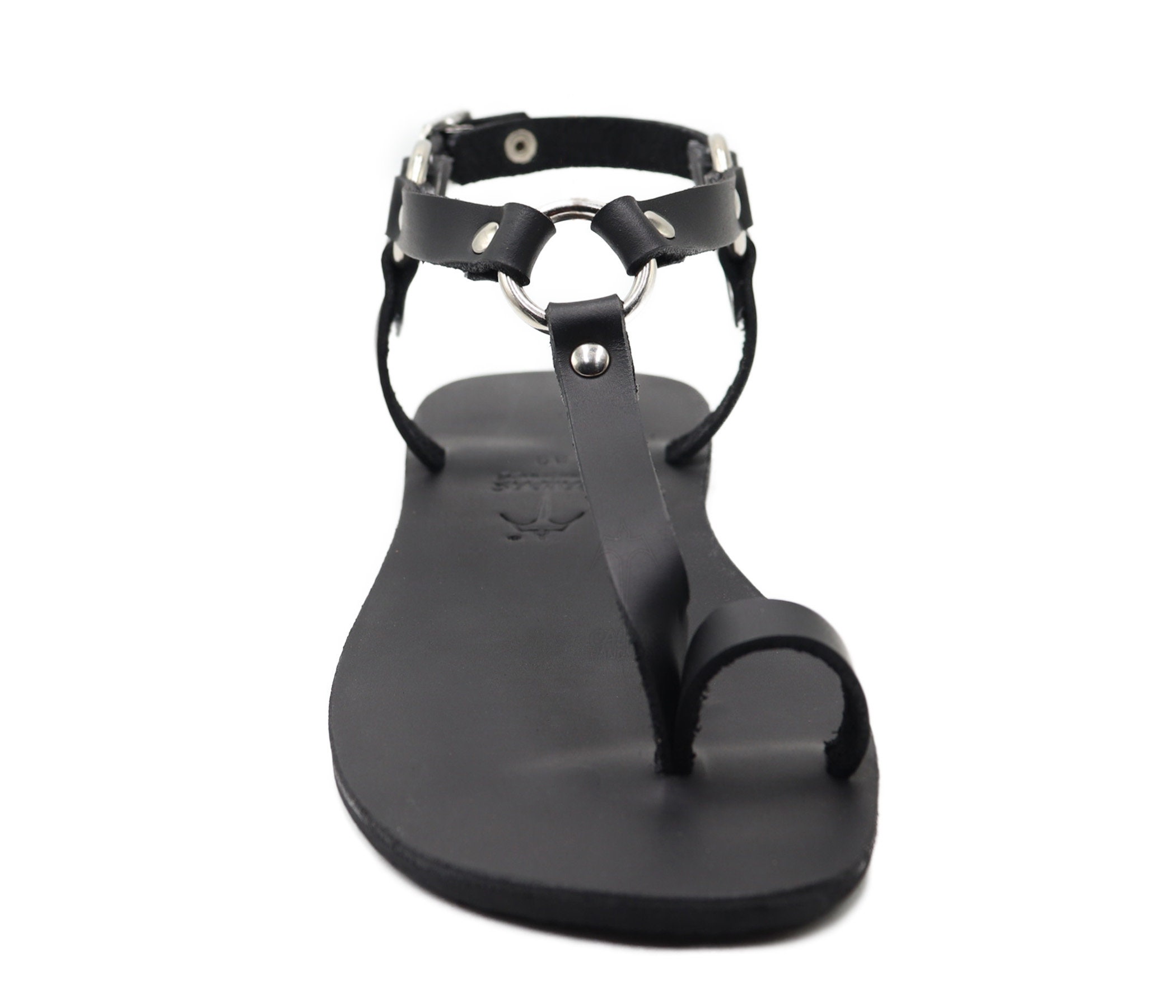 サンダル・ミュール Sandals in Black/Silver Leather Alexander Wang 150mm crocodile-effect Sandals | Black | FARFETCH