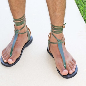 ハンドメイド レザー カルパス サンダル - Malibu M