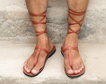 Lace Up Sandals - Leonidas M