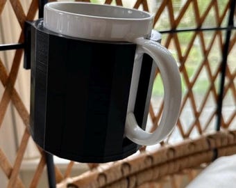 White Egg Chair Cup Holder – Fits Target Egg Chair & Better Homes and Gardens Egg Chair – Coffee Drink Holder Accessory. 5 white 1 black now