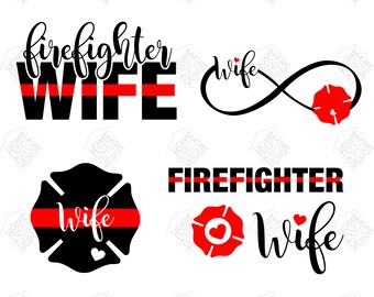 Firefighter wife | Etsy