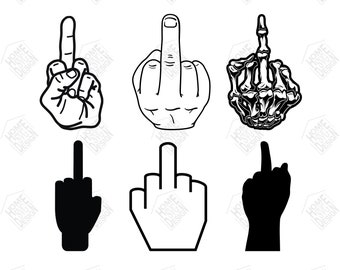 Download Middle finger svg | Etsy