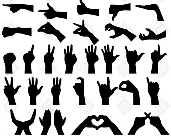 Middle finger svg | Etsy