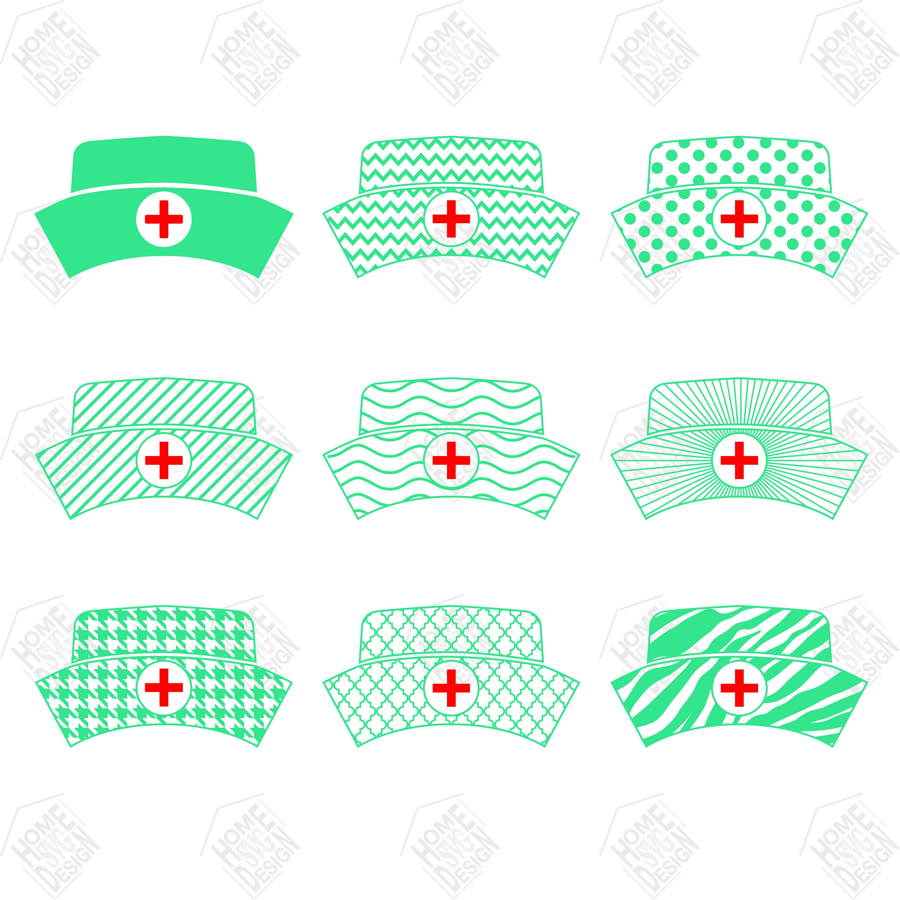 Nurses Hat Template Nurses Hat Template