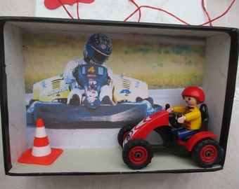 Geldgeschenk-Box "Gokart"