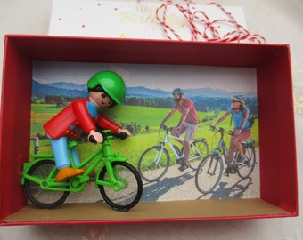 Geldgeschenk-Box "Damen- oder Mädchen-Fahrrad"