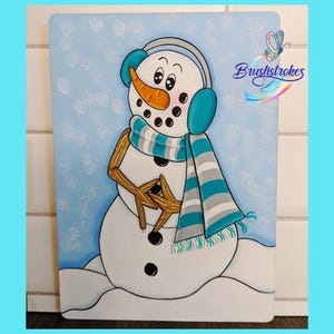 Snowman Attachment for Interchangeable Signs