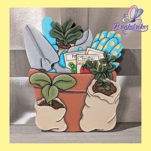 Gardening Attachment for Interchangeable Signs
