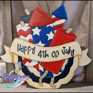 4th of July Attachment for Interchangeable Signs