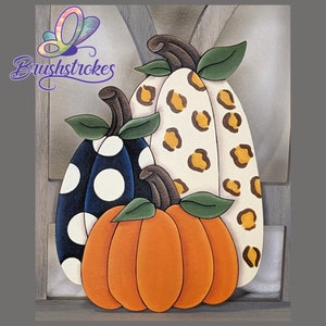 Pumpkin Trio Attachment for Interchangeable Signs