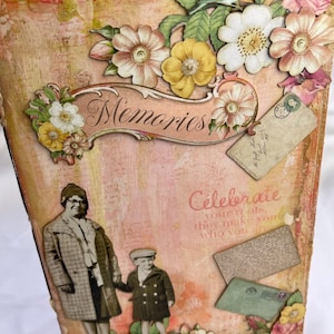 Junk journal for sale selection of papers memory book notebook diary art mixed media