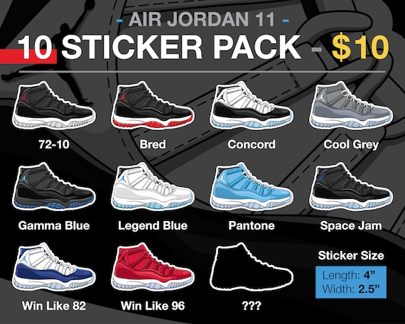 air jordan 1 sticker pack