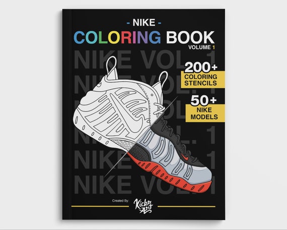 Nike Coloring Vol. Created By: Kicksart - Etsy