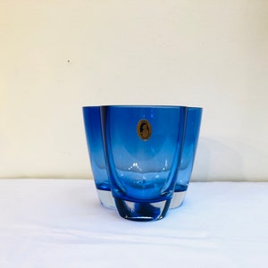 Handmade wave vase by Ludwig from the 1960s