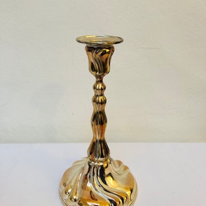 Antique French candlestick, 1920s, silver-plated