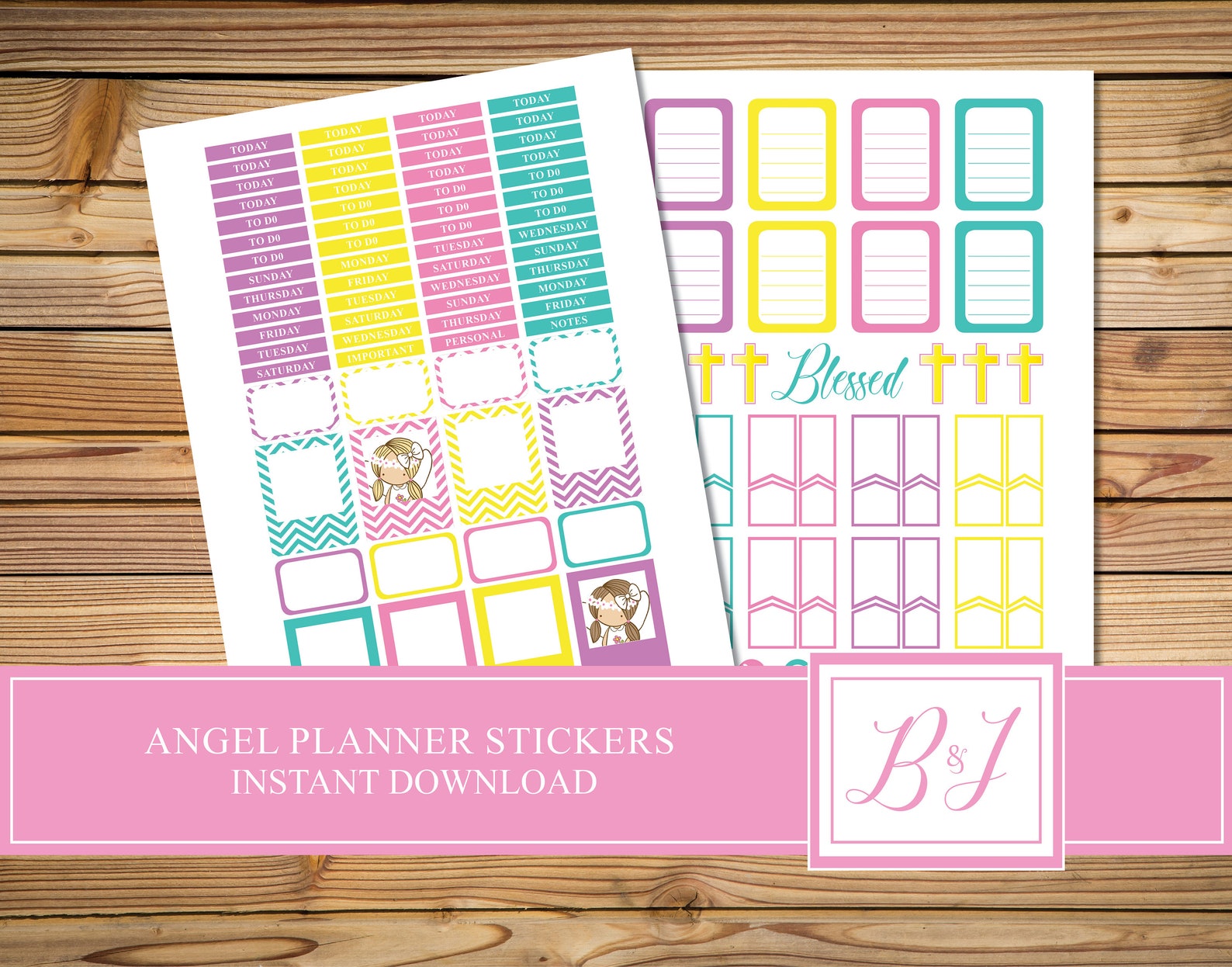 Angel Planner Stickers-religious Planner Stickers-butterfly - Etsy