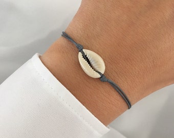 ARMBAND Makramee MUSCHEL Muschelarmband