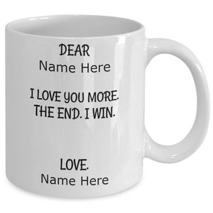 Personalized Wife Mug Husband Mug gift for Wife Gag Gift funny wife or Husband gift Mugs with Sayings anniversary wife Mug [Customizable]