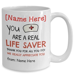 Personalisierte Krankenschwester Becher Geschenk für Krankenschwester, Krankenschwester Geschenk, Krankenschwester Kollegen Becher, Krankenschwester Becher Krankenschwester Geschenk, Krankenschwester Kaffeebecher, Krankenschwester Wertschätzung