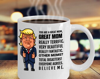 Funny Trump Mug Mothers Day Gift for Her Wife Trump Gag Gift Gifts For Mom funny trump mug Mugs with Sayings Trump Mom Mug funny Mug Coffee