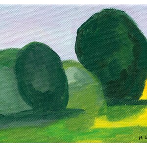 Carte postale d’art *Petit paysage*