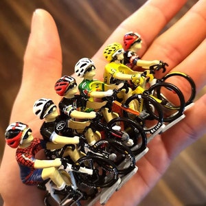 Personalised cycling gift-cycling figurine -cycling present-tour de France -cycling jersey-cyclist-cycling art