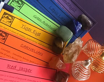 Natural Crystals Starter Set: Includes Copper or Silver Cages