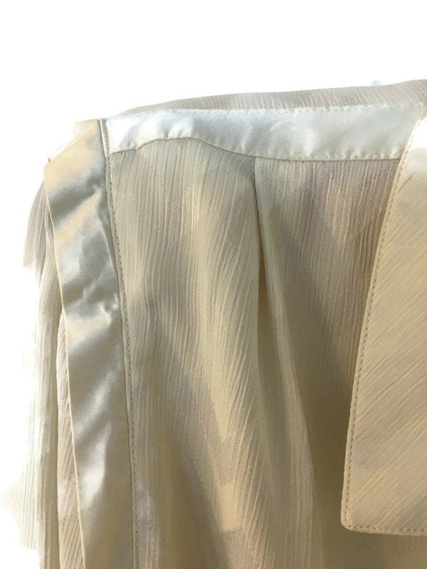 Chemisier D'été Jacques Vert - Taille 12 - Couleur Crème - 100% Polyester - Neuf Sans étiquettes