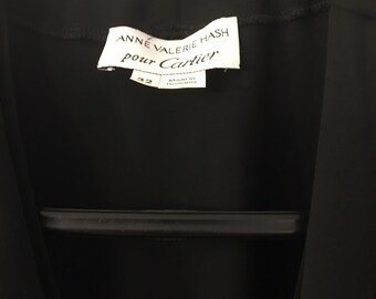 Anne Valerie Hash Pour Cartier Vintage Black Blouse. Small - Etsy
