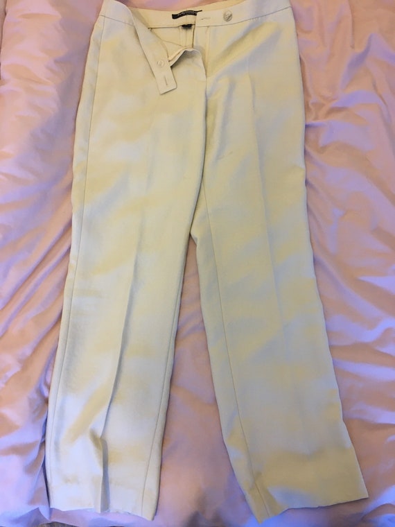 Vintage Betty Barclay yellow suit trousers size 8/