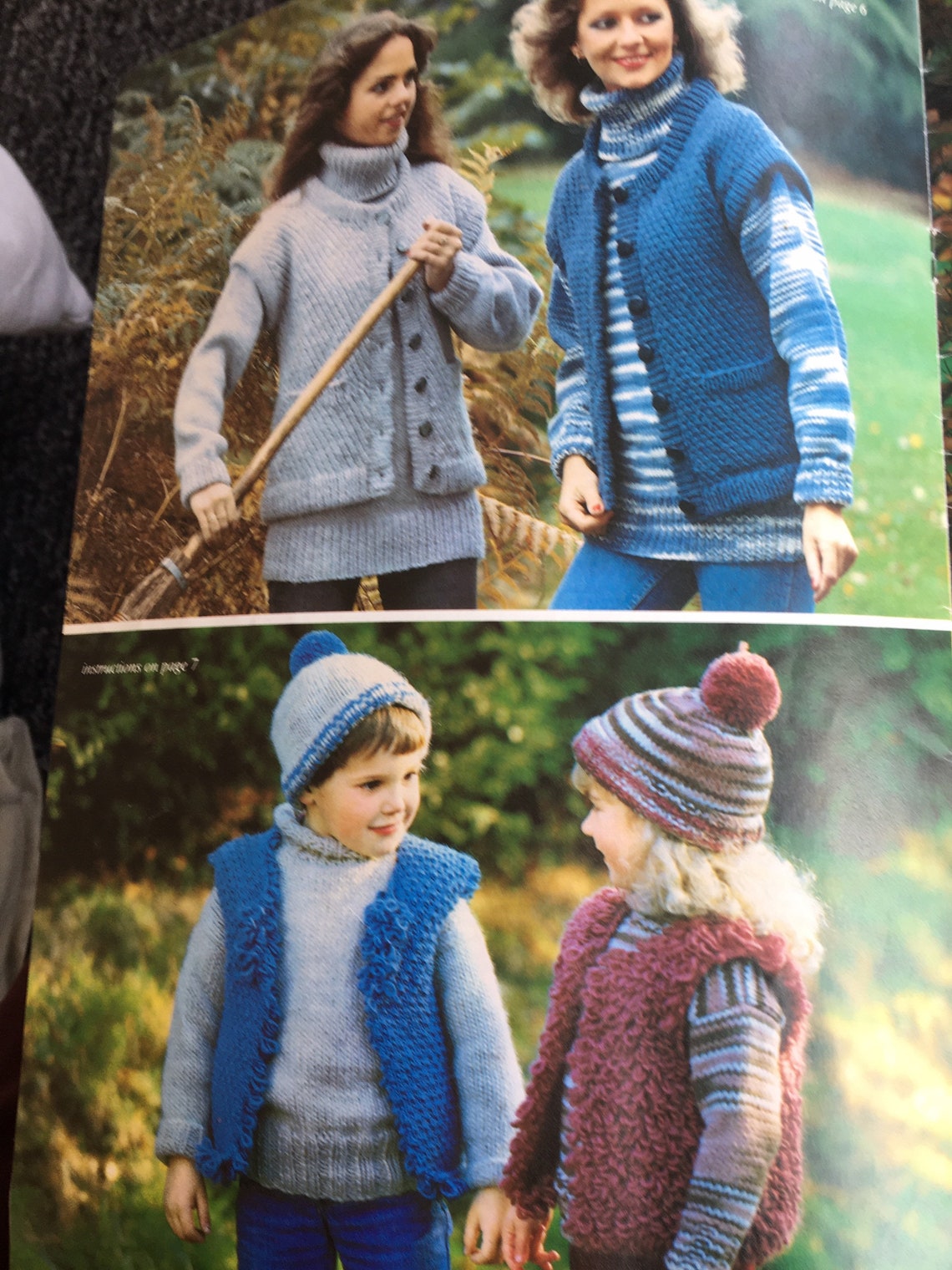 Collection of Vintage Knitting Patterns. Duster Jacket.autumn/fall ...