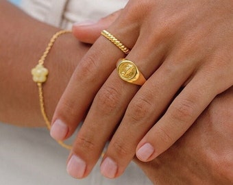 Seahorse Ring Goud, Verstelbare Seahorse Ring, Animal Gold Ring, Gouden Sieraden met Seahorse, Sea Animal Ring, Sea Life Sieraden