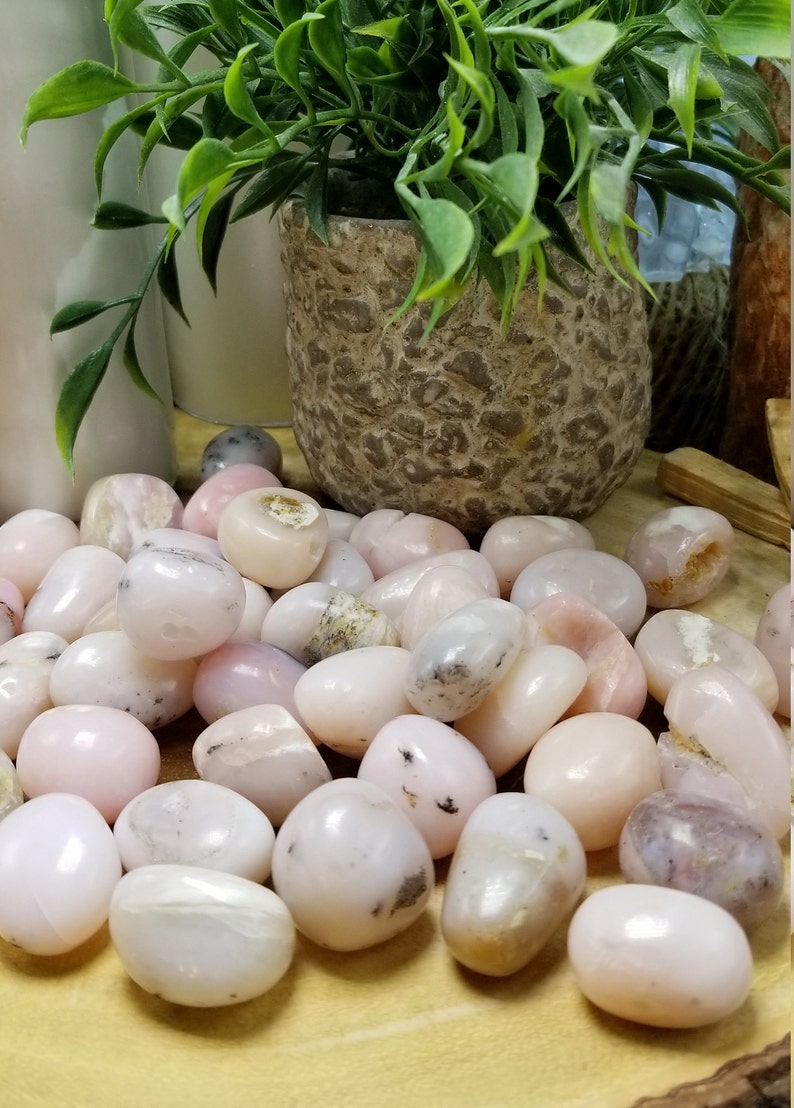One Tumbled Pink Opal TPO1