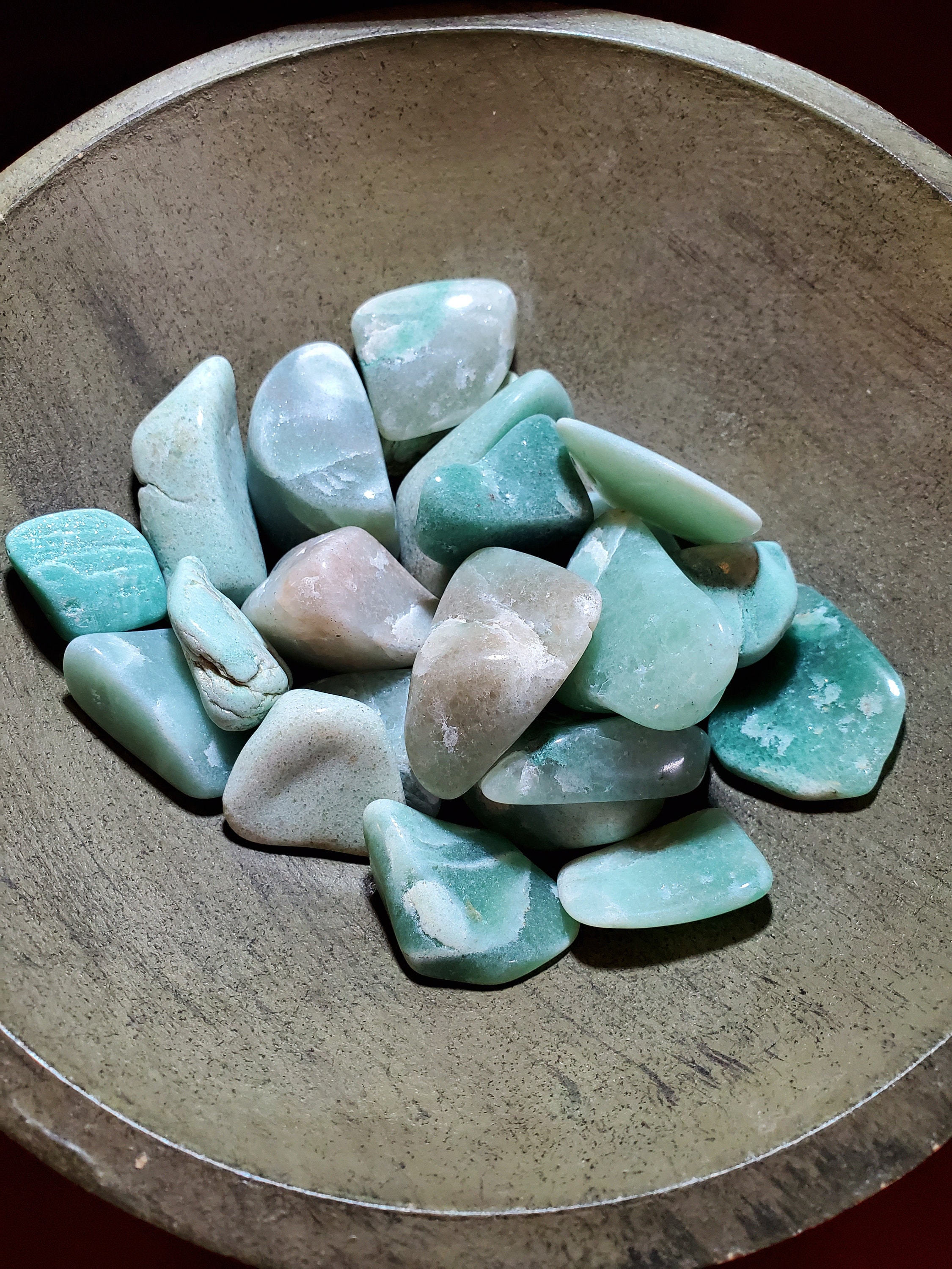 Green Aventurine Crystal Tumbled Stone TGAVEN1
