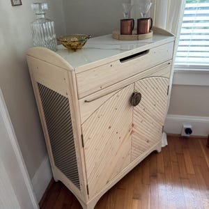 The Moab / Modern Bar Cabinet / Bar Cabinet / Liquor Cabinet / Liquor Storage / Wine Cabinet / MCM Liquor Cabinet / Wood Cabinet