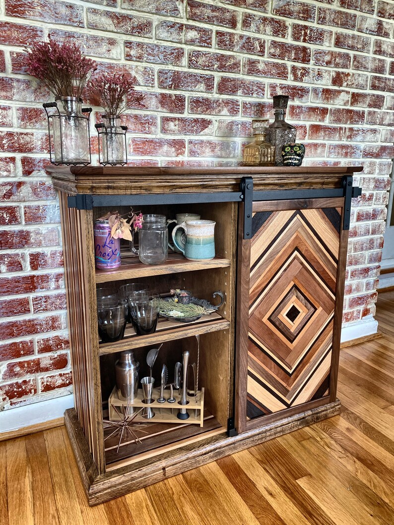 Wood Coffee Bar /coffee Bar / Liquor / Bar Etsy