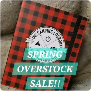 CAMPING LOGBOOK - Personalization now available.  Shop for those special, one of a kind gifts.