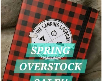 CAMPING LOGBOOK - Personalization now available.  Shop for those special, one of a kind gifts.