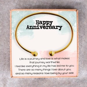 Cadeau d'anniversaire, carte d'anniversaire, premier anniversaire, cadeau de 7e anniversaire, 2e anniversaire, 5e anniversaire, 50e anniversaire, cadeau pour petite amie
