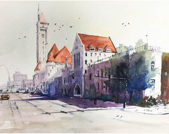 St. Louis Union Station - Giclee Print